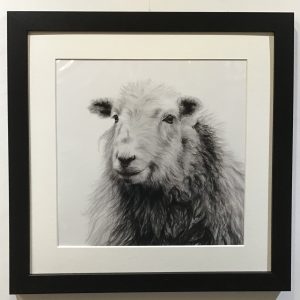 Framed, signed, limited edition “Agnes” print