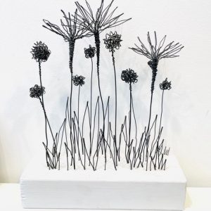 Handmade, Wire Work Flower Sculpture