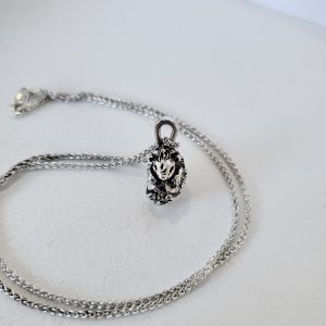 Hedgehog Necklace in Solid Silver