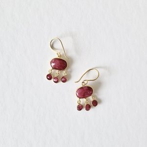 Sillimanite Jellyfish Earrings