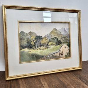 Ambleside to Rydal 1849 Watercolour