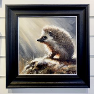 Hedgehog - Contemporary Wildlife Painting